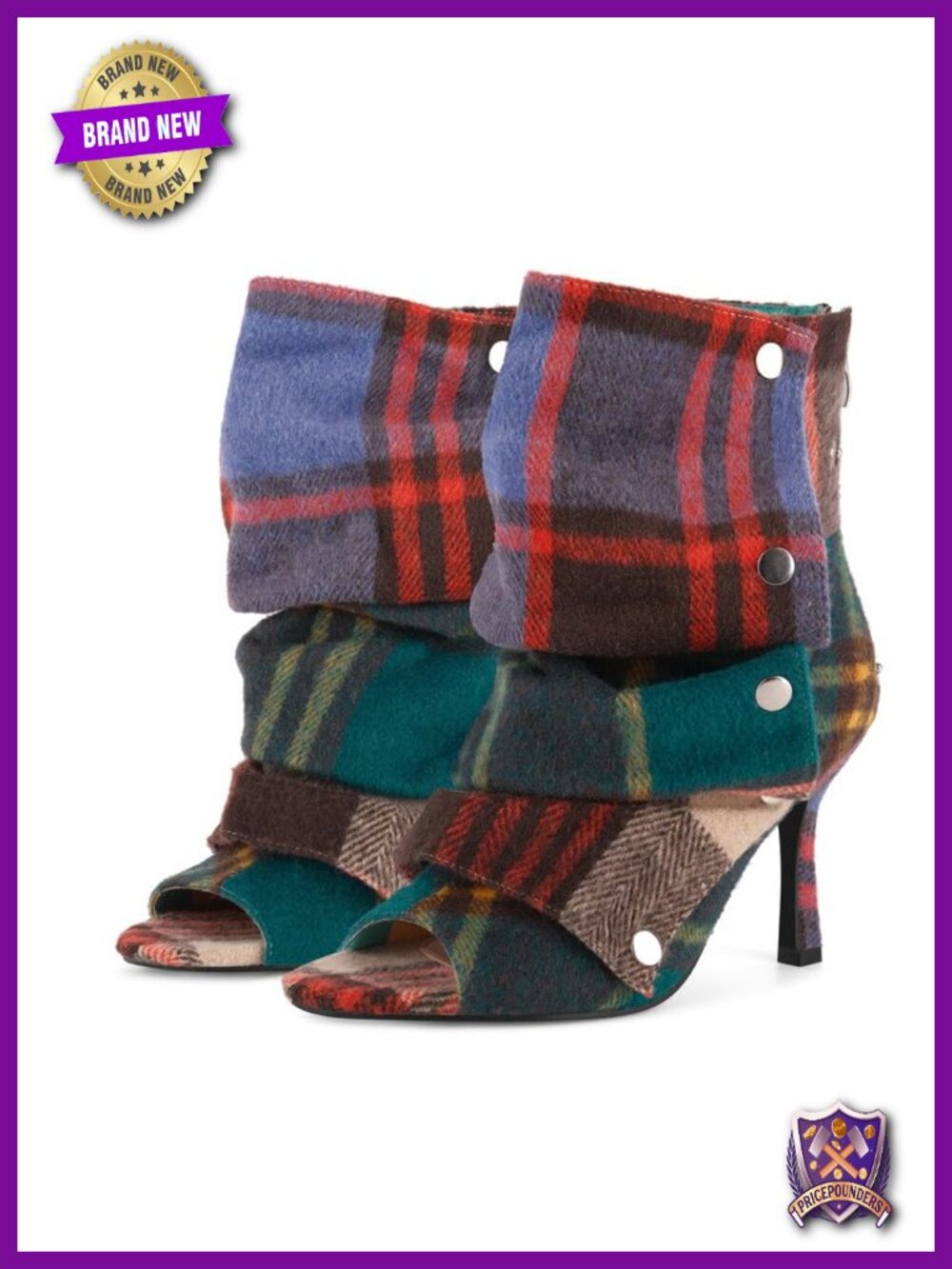 Peep Toe Booties Slouchy Stiletto Kitten Heel Ankle Boots Open Toe Back Zipper
